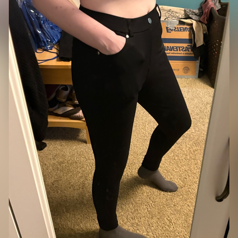 Cliv Spandex Cutoff Skinny Pants (small)